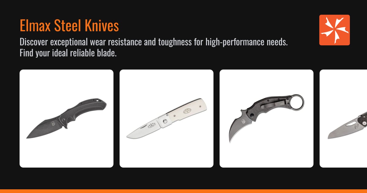 Elmax Tools Elmax Steel Steel Knives (Folding & Pocket Knives)