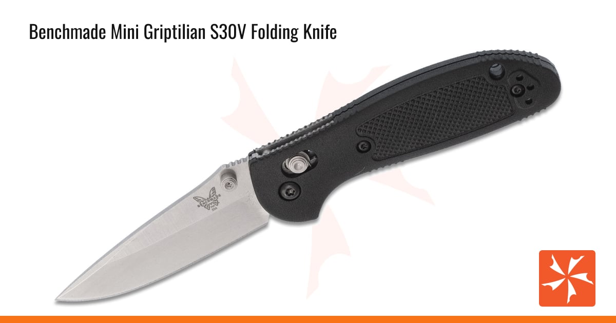benchmade mini griptillian backpacking Griptilian Knife Drop-Point Blade Made EDC Manual Finish 556 Handle and finish Benchmade Mini Griptilian 555 S30V