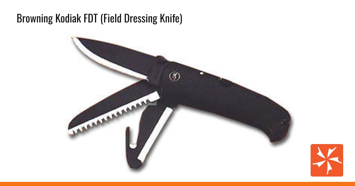 Browning Kodiak FDT (Field Dressing Knife) - KnifeCenter - BR600