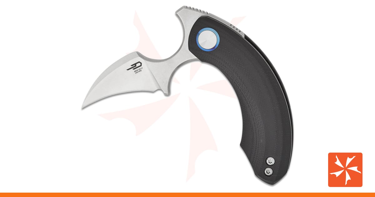 Bestech Knives Ostap Hel Strelit Push Dagger Liner Lock Flipper Knife 2 ...