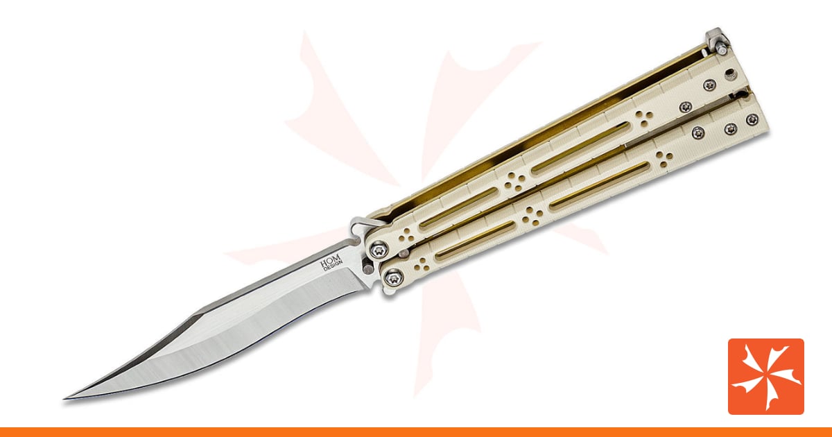 Hom Design Basilisk-R Balisong Butterfly Knife 4.625