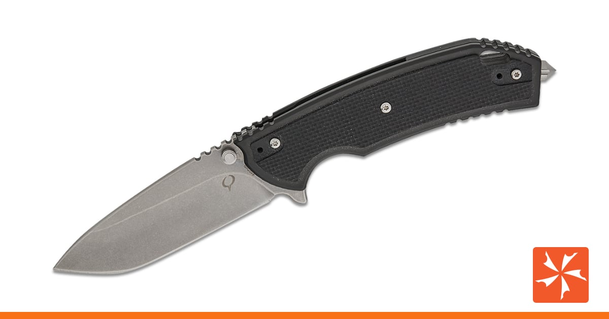 Kronos Knives Justin Gingrich GTI Ironclad Frame Lock Flipper Knife 2. ...