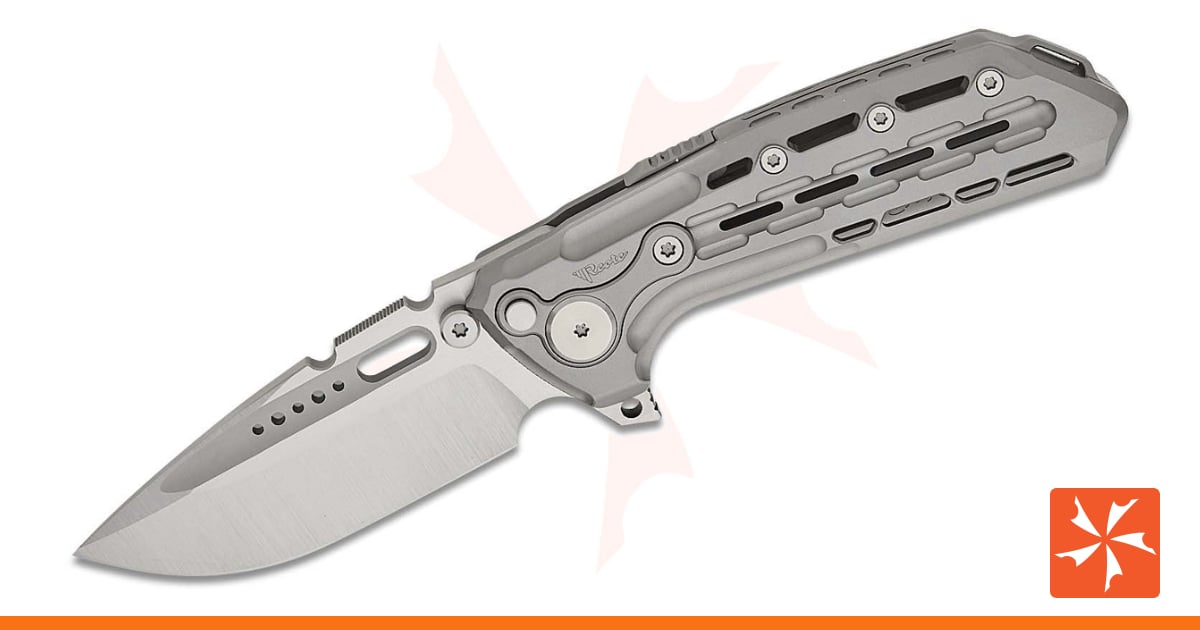 Reate Knives Terminator-TX228 Button Frame Lock Flipper Knife 3.78 ...