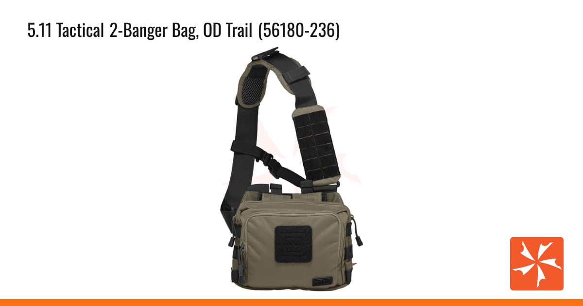 5.11 Tactical 2-Banger Bag, OD Trail (56180-236) - KnifeCenter 