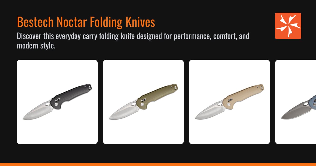 Bestech Noctar BG66 Crossbar Folding Knives - Bestech Knives