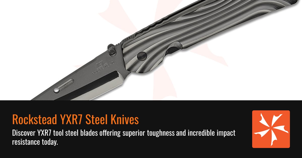 Rockstead YXR7 Steel Knives | DLC Coated Blades | KnifeCenter