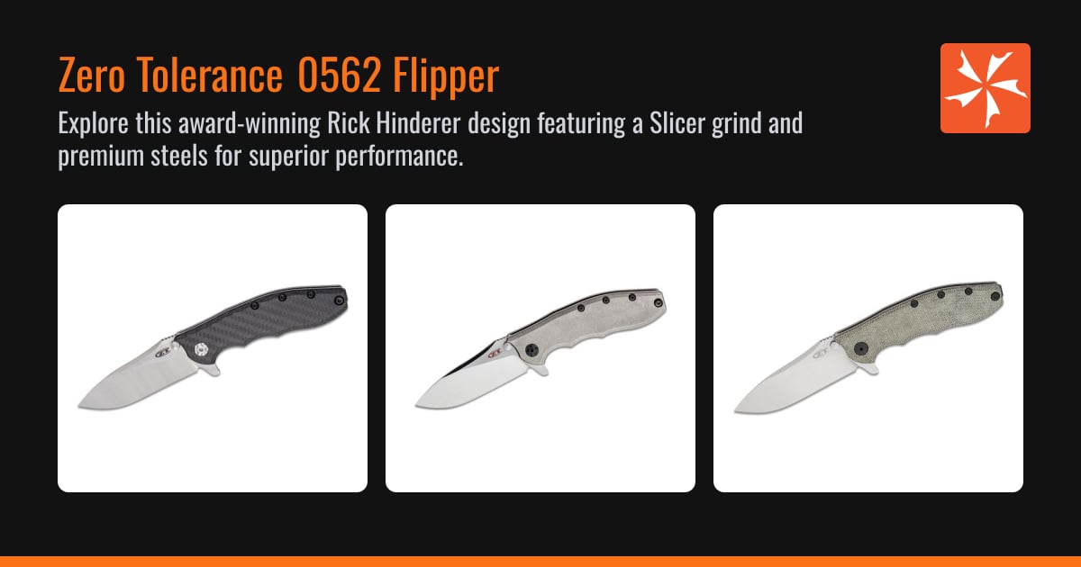 Zero Tolerance 0562 Flipper Opening Knives - Zero Tolerance Knives